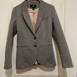Gray Knit H&M Blazer, Sz 6